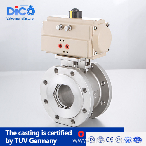 DIN Pn16 Mounting Pad Wafer Flange Ball Valve